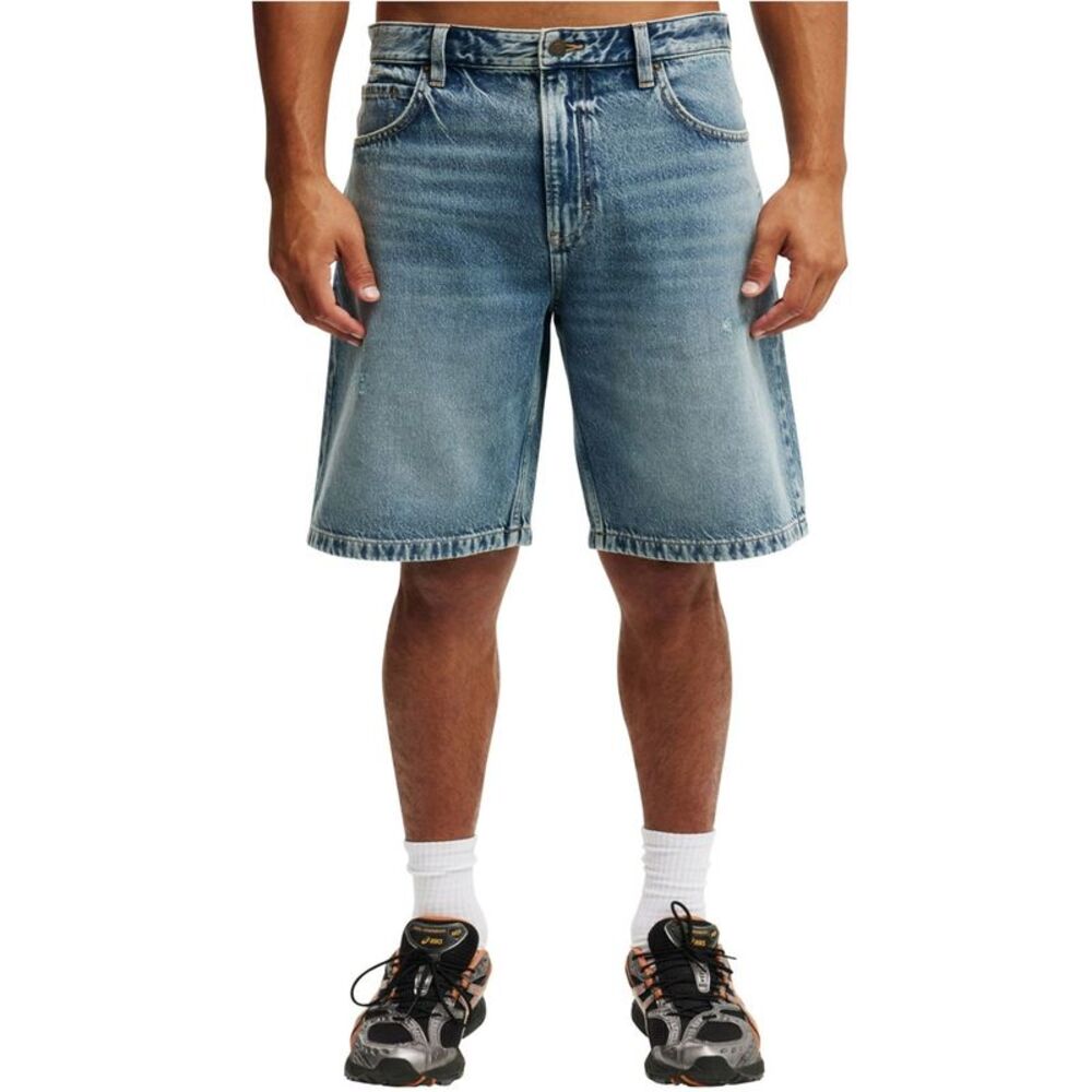 Cotton On Mens Baggy Casual Denim Shorts, NWT